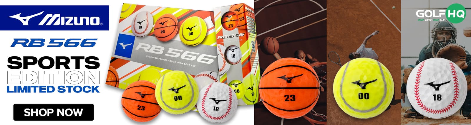 Mizuno RB566 Limited Edition Balls in stock now at Golf HQ