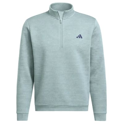 Adidas Ultimate365 DWR Textured Quarter Zip - Wonder Sage