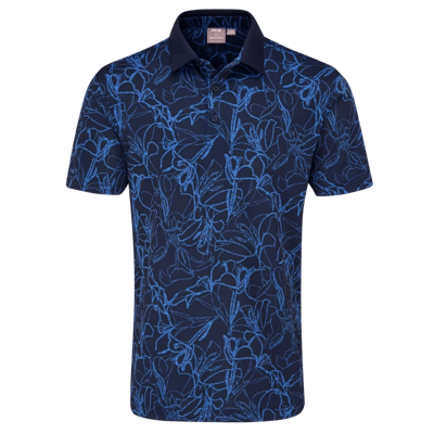 PING Orlando Polo - Navy/Cobalt - Size M