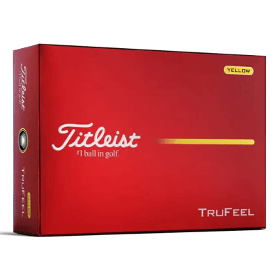 Titleist 26' Trufeel Yellow Golf Balls