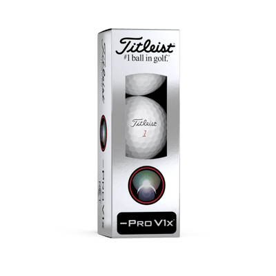 Titleist Pro V1X Left Dash RCT Golf Balls - Sleeve