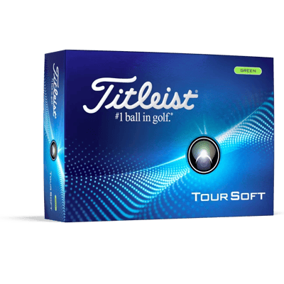 Titleist Tour Soft '24 Green Golf Balls - Dozen