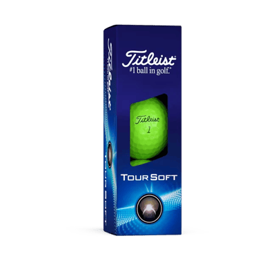 Titleist Tour Soft '24 Green Golf Balls - Sleeve