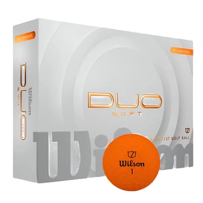 orange wilson duo soft golf balls