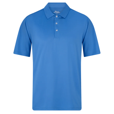 38 South Polo Men's Platinum Solid - Regatta Blue