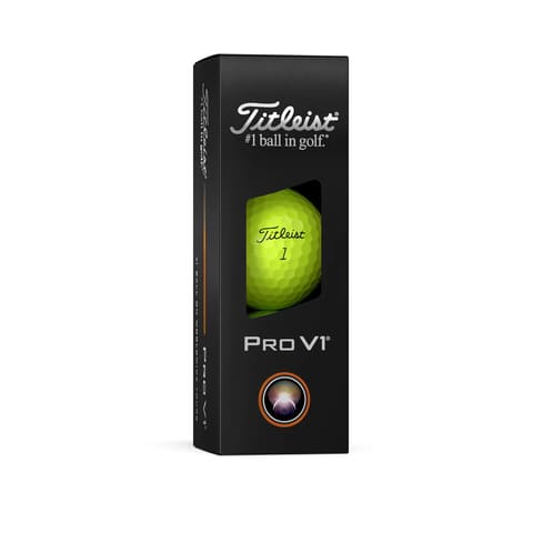 Titleist Pro V1 '25 Yellow Golf Balls - Sleeve