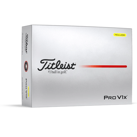 Titleist Pro V1x '25 Yellow Golf Balls - Dozen
