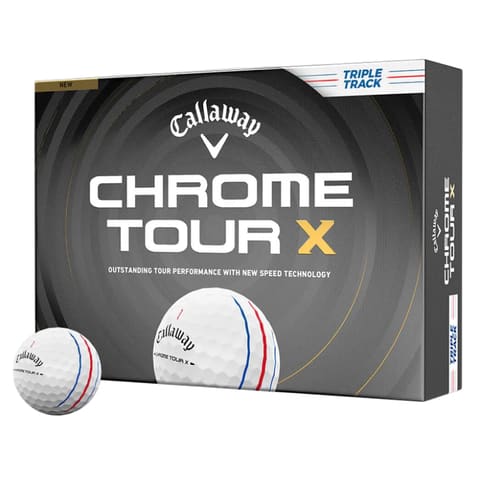 Callaway 26' Chrome Tour X Triple Track Golf Balls - Dozen