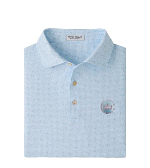 Peter Millar 'Rivington' Performance Jersey Polo - Pale Blue