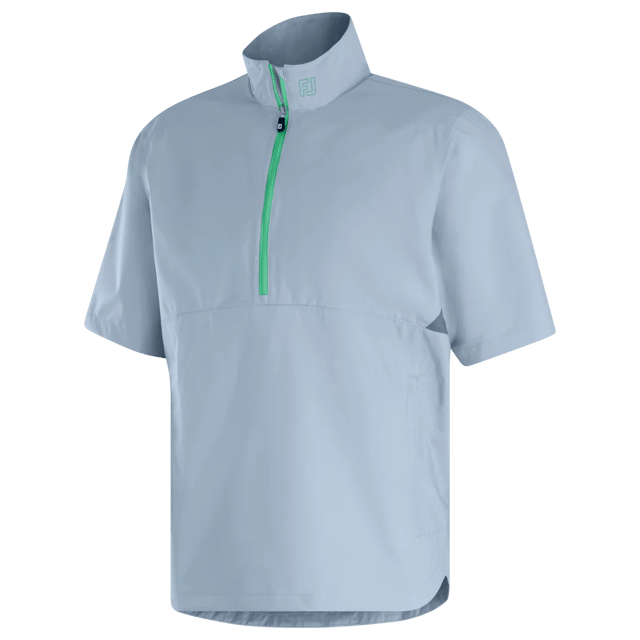FootJoy HydroLite X Short Sleeve Rain Shirt - Flint/Niagara
