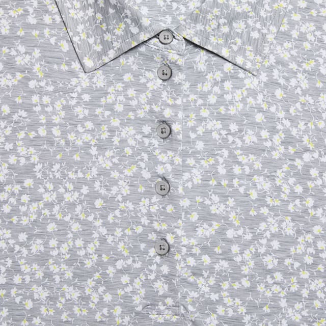 G/Fore Ladies Ditsy Floral Tech Jersey Long Sleeve Polo
