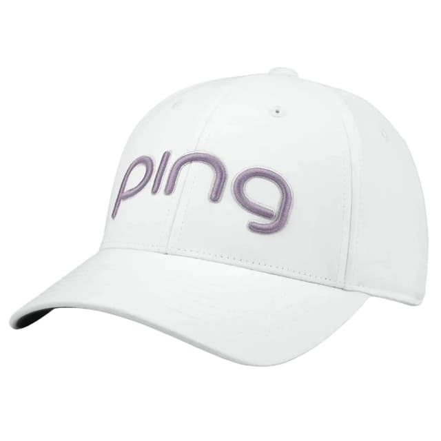 PING Ladies TRI-I Cap - White/Lilac