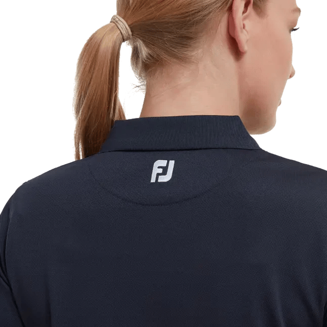 navy blue women's polo