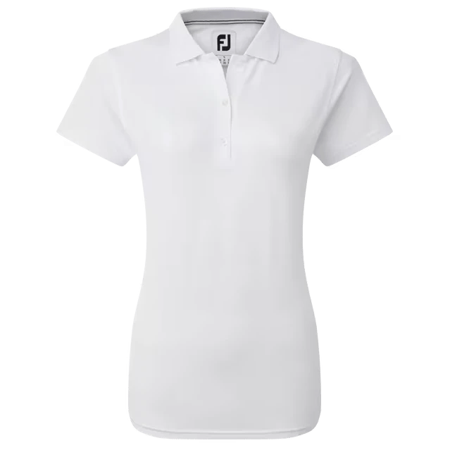 white women's golf polo shirt