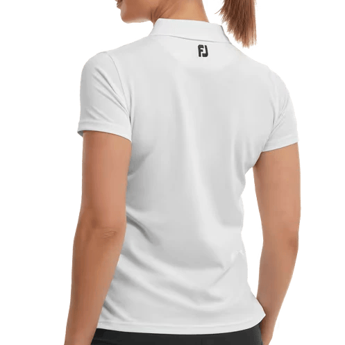 white women's golf polo shirt