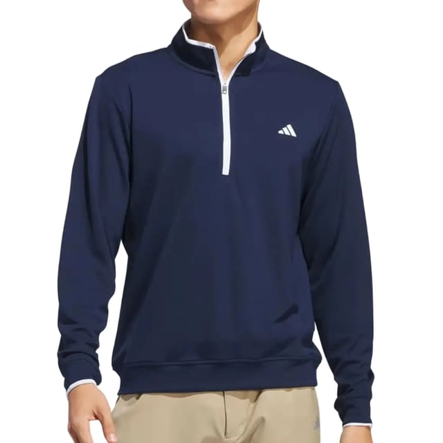 mens golf quarter zip navy 