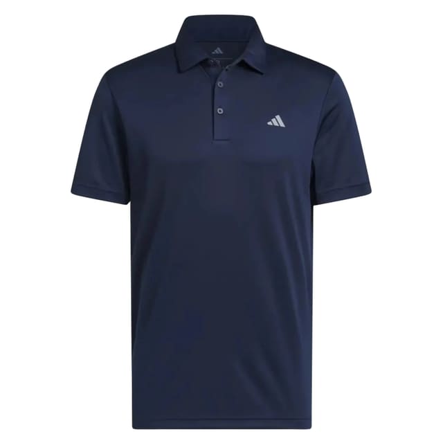 adidas mens golf polo in navy