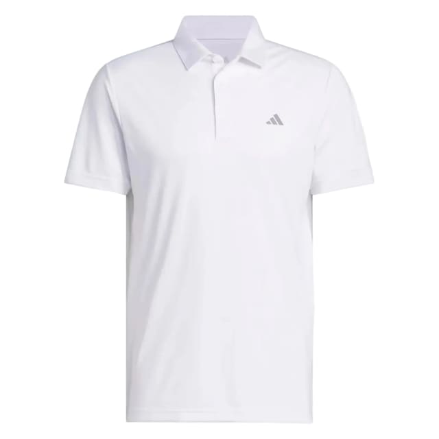 adidas mens golf polo in white