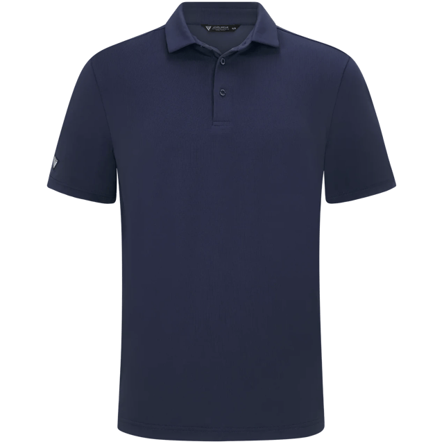 mens golf polo in colour navy