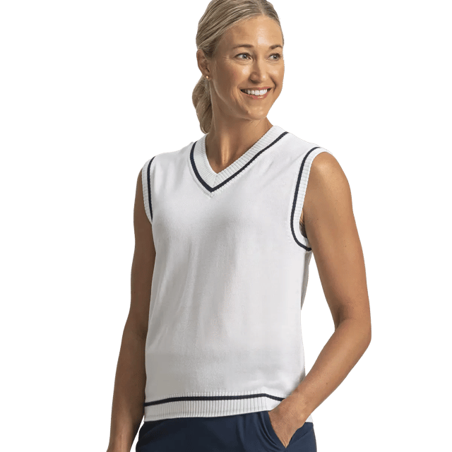 FootJoy Wool Blend Knit Vest - White
