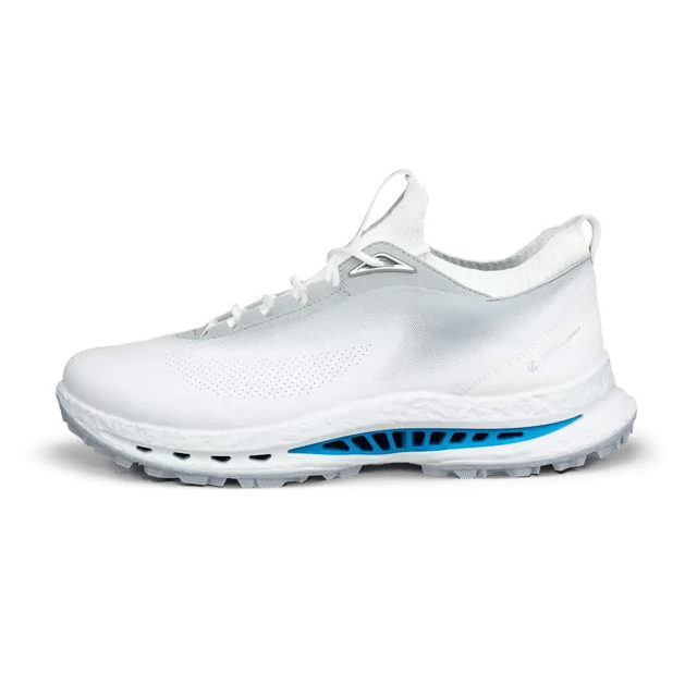 ECCO 26' Men's Biom Lace C5 Golf Shoes - White/Concrete