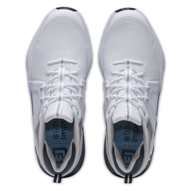 FootJoy 2025 Hyperflex Carbon Golf Shoes - White/Navy/Blue