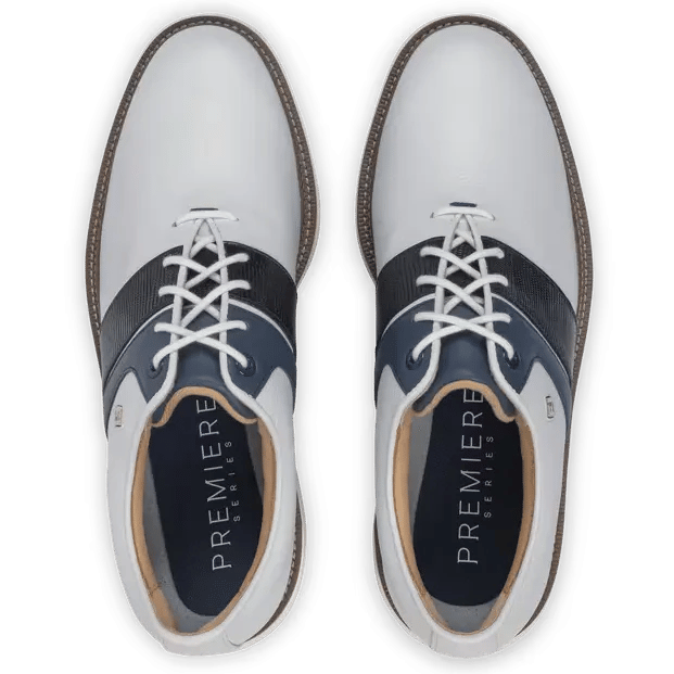 FootJoy 26' Premiere Series Packard Golf Shoes - White/Navy