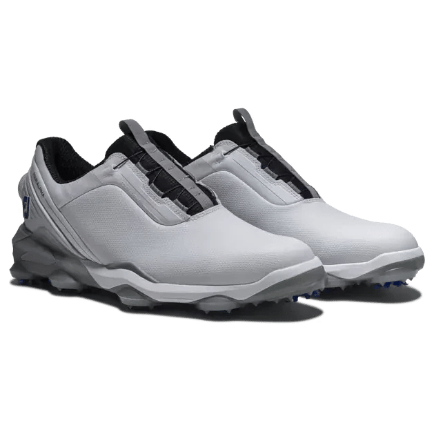 FootJoy 26' Tour Alpha BOA Golf Shoes - White/Grey/Blue