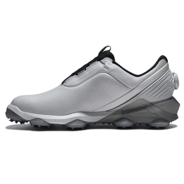 FootJoy 26' Tour Alpha BOA Golf Shoes - White/Grey/Blue
