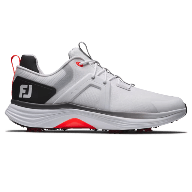FootJoy Mens Hyperflex Golf Shoe - White/Black/Red
