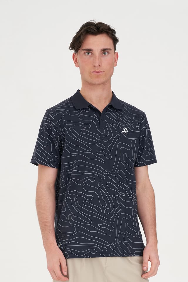 huffer mens golf polo