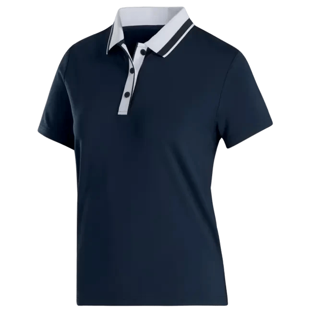FootJoy Ladies Wide Placket Polo - Navy