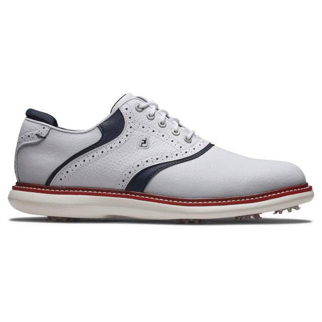 FootJoy Limited Edition Coastal Traditions Golf Shoes - White/Navy/Red