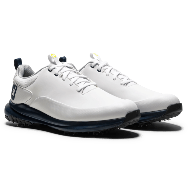 FootJoy Men's Tour Rival Golf Shoes - White/Navy/Lime