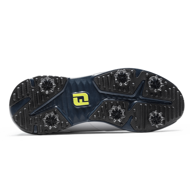 FootJoy Men's Tour Rival Golf Shoes - White/Navy/Lime