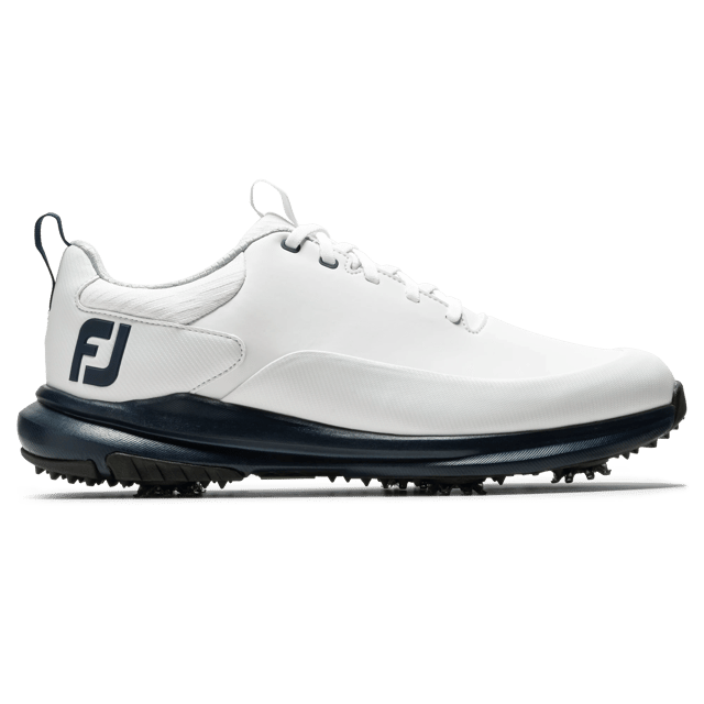 FootJoy Men's Tour Rival Golf Shoes - White/Navy/Lime