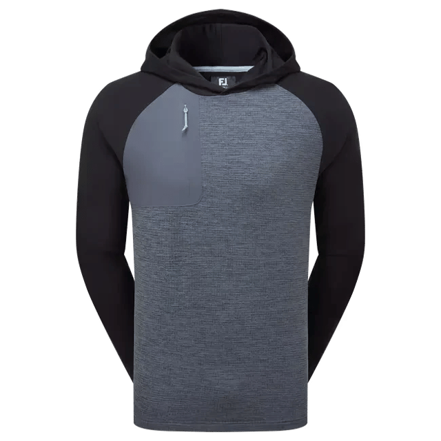 FootJoy ThermoSeries Pullover Hoodie - Charcoal/Black
