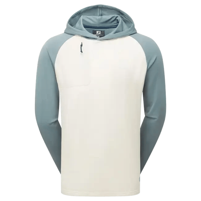 FootJoy ThermoSeries Pullover Hoodie - Stone/Green