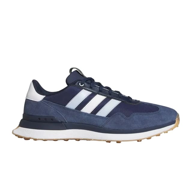 Adidas Men's 26' S2G Textile Spikeless Golf Shoes - Collegiate Navy / Cloud White / Crystal Sky