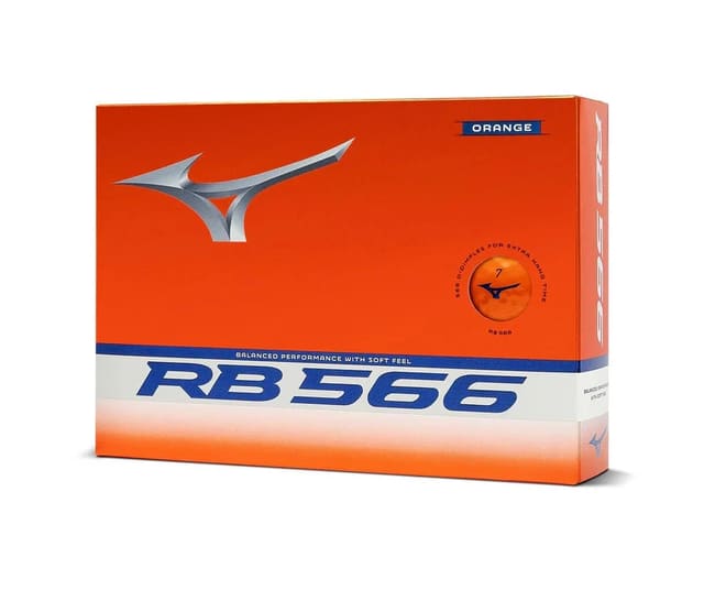 Mizuno RB 566 Orange Golf Balls - Dozen