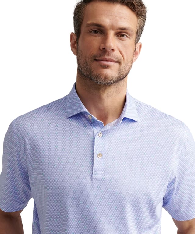 Peter Millar 'Geo Skull' Performance Polo