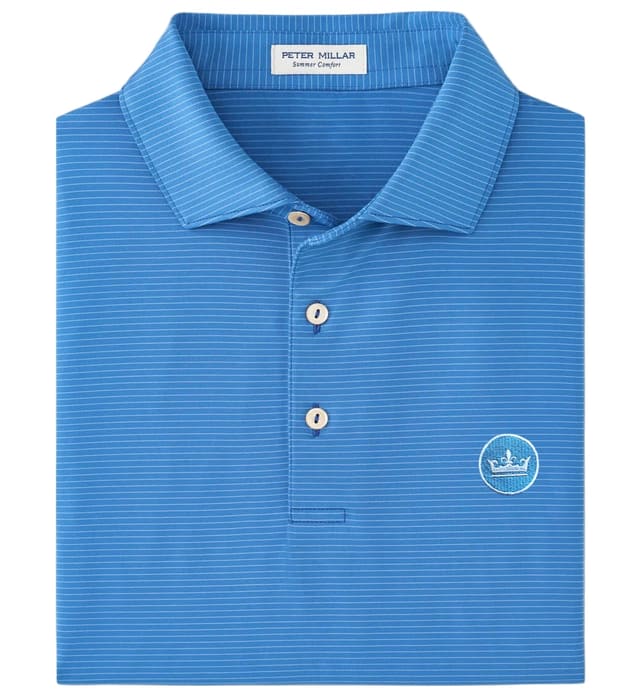 Peter Millar 'Highlands' Performance Polo - Crown Sailor Blue