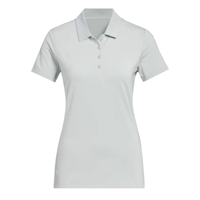 Adidas Ultimate365 Solid Short Sleeve Polo Shirt - Wonder Silver