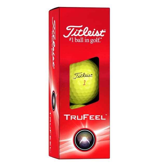 Titleist TruFeel '24 Yellow Golf Balls - Sleeve