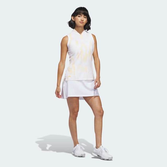 Adidas Ladies Ultimate365 Tour Pleated Skort - White
