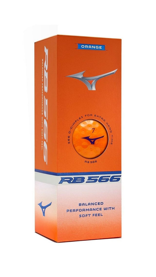 Mizuno  RB 566 Orange Golf Balls - Sleeve
