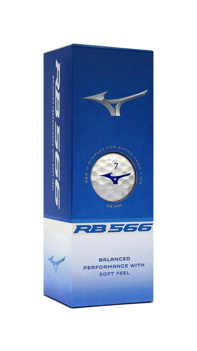 Mizuno RB 566 White Golf Balls - Sleeve