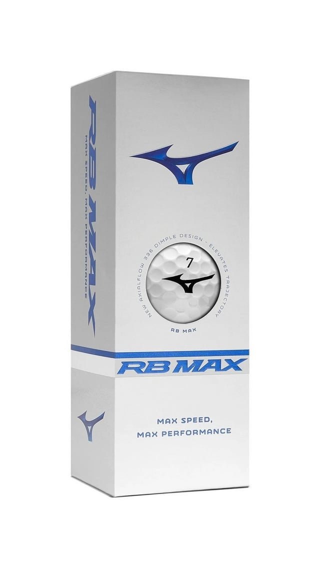Mizuno RB Max White Golf Balls - Sleeve